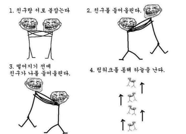 친구와 함께 하늘을 나는 법.jpg - 인스티즈(instiz) 인티포털